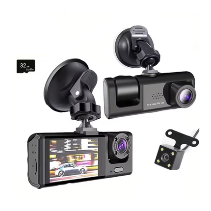Dashcam SmartAuto - Double Caméra Avant / Option Caméra Arrière & Carte 32 Go