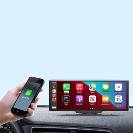 Écran Carplay & Android Auto avec Caméra Avant 4K & Caméra Arrière