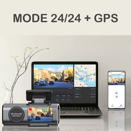 Dashcam 4k avec WIFI Intégré & GPS