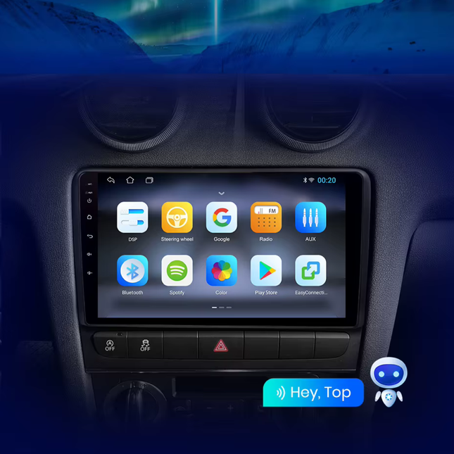 Ecran Carplay & Android Audi A3 2003-2013
