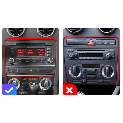 Ecran Carplay & Android Audi A3 2003-2013